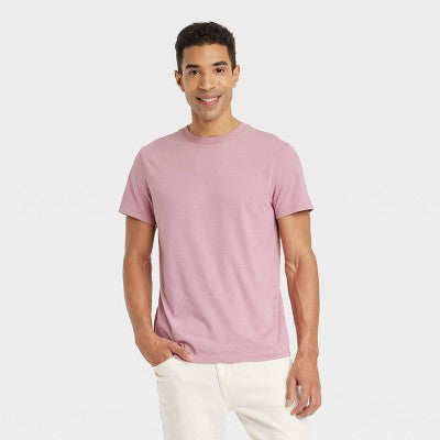 Men's Every Wear Short Sleeve T-Shirt -Goodfellow & Co Old Rose M