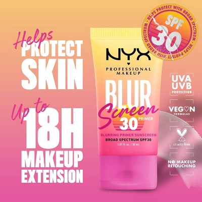 NYX Professional Makeup Blur Screen Primer - SPF 30 - 1.01 fl oz