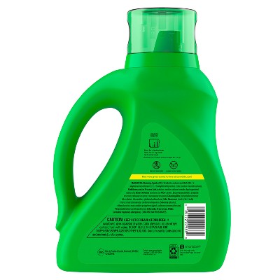 Gain Original Plus Liquid Laundry Detergents 45 Loads - 60oz: Cold Water Detergent, Spill-Resistant Lid, Paraben-Free