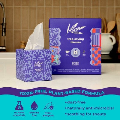 Bim Bam Boo Bamboo Facial Tissue - 4pk/60ct