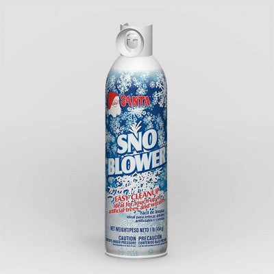 16oz Snow Spray - Santa Sno Blower: Christmas Wreath & Centerpiece Accent, Easy Cleanup
