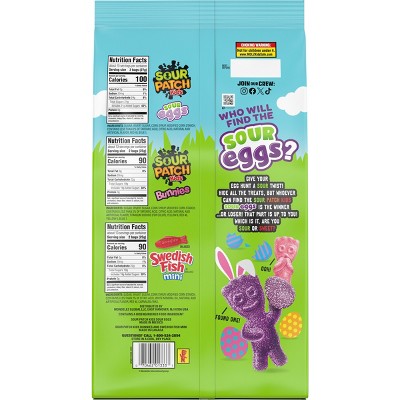 Swedish Fish, Sour Patch Kids' Easter Sour Eggs Candy Variety Pack - 36.1oz/80ct