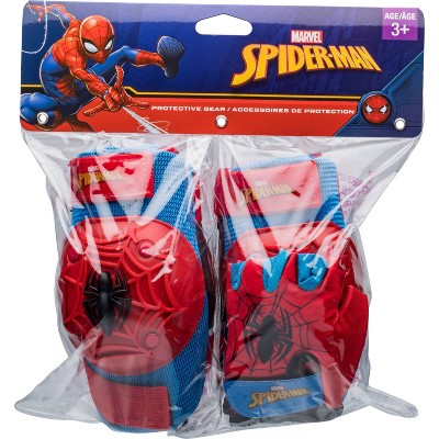 Spider-Man Kids' Bike Pad and Glove Set - Blue/Red