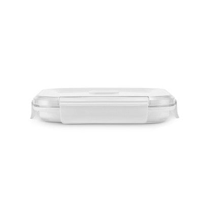 Simply Green 3.4 Cups Collapsible Silicone Rectangular Food Storage Container - Black