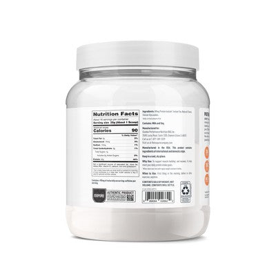Isopure Clear 20g Protein Powder - Strawberry Peach Iced Tea: Whey Protein Isolate, 1 Package, Powder Form