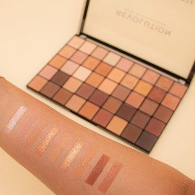 Makeup Revolution Maxi Reloaded Eyeshadow Palette - Ultimate Nudes - 2.16oz