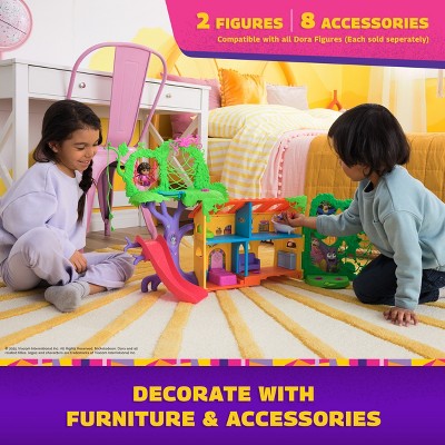 Dora Explore & Play Rainforest Casita Playset, Dora & Boots Figures, Furniture, Sound Fx (LOCAL PICKUP ONLY)