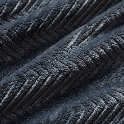 Brookstone Full/Queen Heated Micro Herringbone Blanket Gray