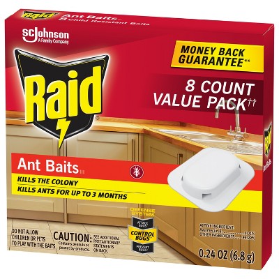 Raid Ant Bait & Indoor Ant Trap - 8ct