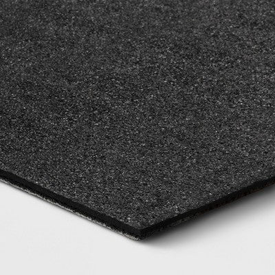 1'6"x2'6" Recycled Rubber Plank Striped Doormat - Threshold: Outdoor Welcome Mat, All-Weather, Low Pile (LOCAL PICKUP ONLY)
