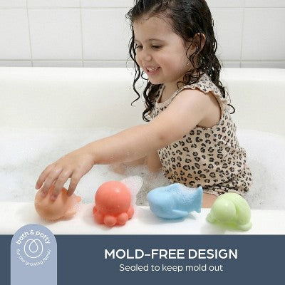 Dreambaby Mold-Free Bath Toy Sensory Stimulating Set - 8pc
