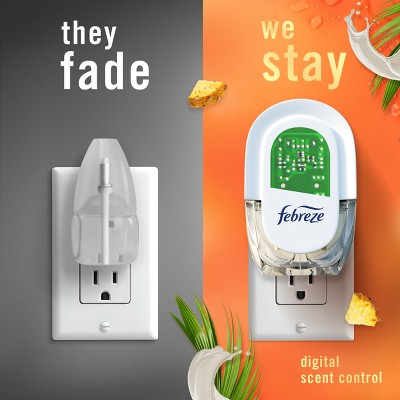 Febreze Luxe Plug Dual Air Freshener Refills - Tropical Blend - 1.75 fl oz/2ct