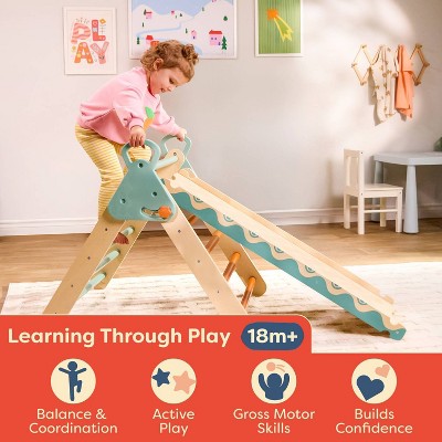 B. toys WonderClimber - 3pc Wooden Triangle Climber (LOCAL PICKUP ONLY)