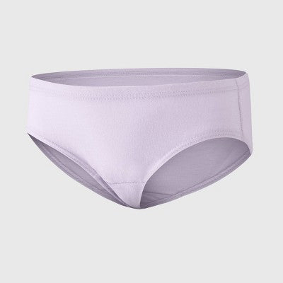 Hanes Toddler Girls' 6pk Organic Cotton Hipster Underwear - 4T: Mid Rise Knit Panties, Full Waistband Elastic, Machine Washable