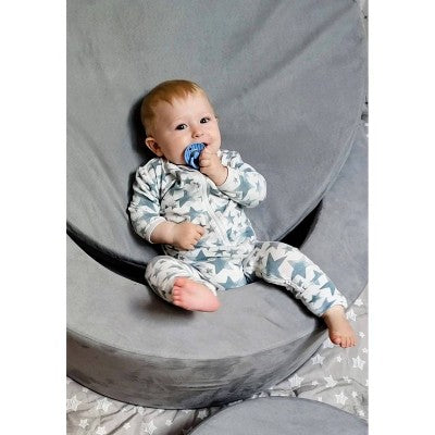 Bibs Studio Collection Colour Stripe Latex Pacifier 6-18 Months - Pink Sky Blue Mix - 2pk: Rubber, Air Vents