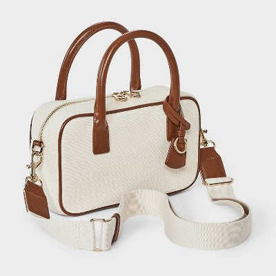 Small Satchel Handbag - Universal Thread Cream