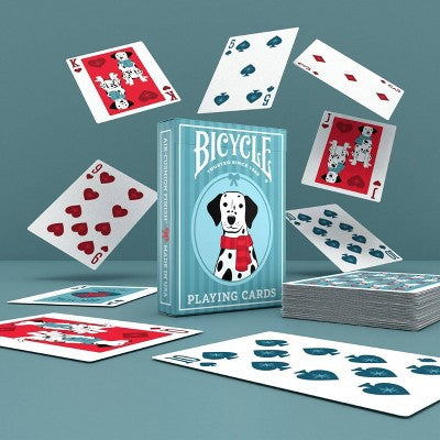Bicycle Dalmatians Blue Playing Cards