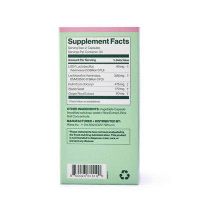 Hilma Pre-Probiotic Capsules - 60ct