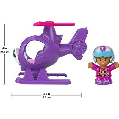 Little People Barbie Toys Push-Along Vehicle & Figure Set Collection, Styles May Vary