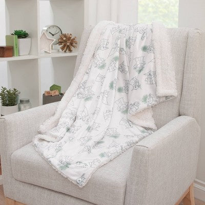Disney Grogu Plush Baby Blanket