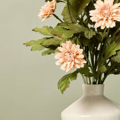 21" Faux Orange Daisy Flower Arrangement - Hearth & Hand with Magnolia