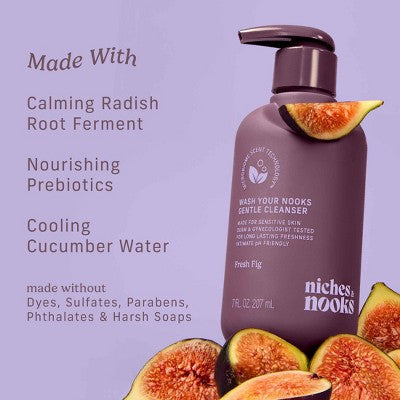 Niches & Nooks Intimate pH Balanced Gentle Feminine Wash - Fresh Fig -7 fl oz