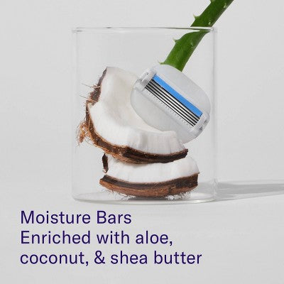 Flamingo Moisture Plus Women's Razor with 2 Razor Blade Cartridges - Fig