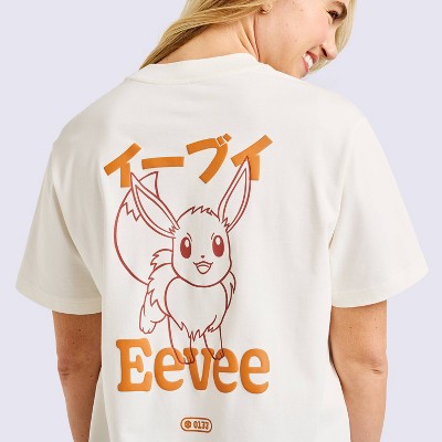 Adult Eevee Print Crewneck T-Shirt - Pokemon x Target XL
