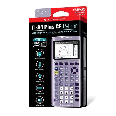 Texas Instruments CE Graphing Calculator 84+ - Metallic Purple
