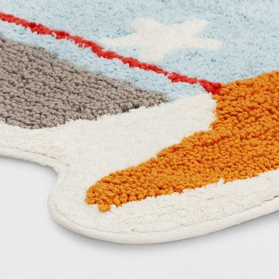Rocket Shaped Kids' Accent Rug - Pillowfort