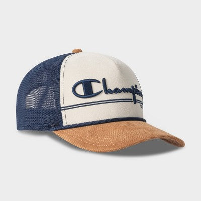 Champion Adult Travis Faux Suede and Corduroy Baseball Hat - Brown