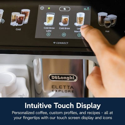 DeLonghi Eletta Explore Fully Automatic Espresso Machine with Cold Brew (LOCAL PICKUP ONLY)
