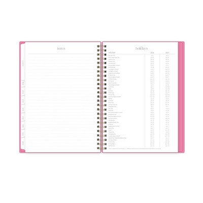 Rhi James for Blue Sky Weekly/Monthly Planner Notes (15 Month) Wirebound 5.875"x8.625" Solid - Pink