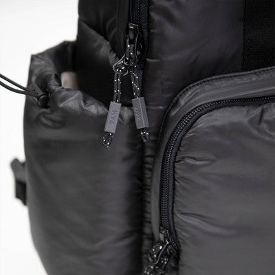 7am Enfant Diaper Bag Backpack with Portable Changing Pad - Water Resistant Shell - Black