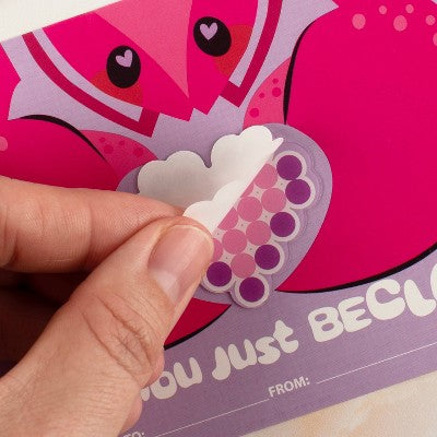 Perler 8ct Bead Clawsome Valentine's Day Classroom Exchange Cards