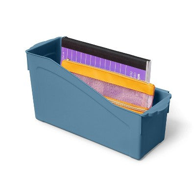 Book Storage Bin Deep Sea Blue, Teacher Supplies - up&up