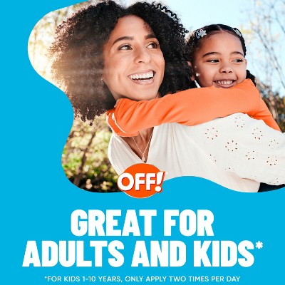 OFF! Adults and Kids Mosquito Repellent PicaridinBug Spray - 4oz