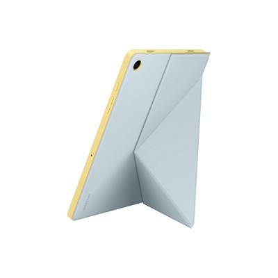 Samsung Galaxy Tab A9+ Book Cover - Blue/Yellow: Solid Epoxy Electronics Case
