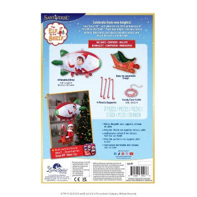 Elf on the Shelf Polar Props Peppermint Blimp Ride Special Edition - Scout Elf Not Included