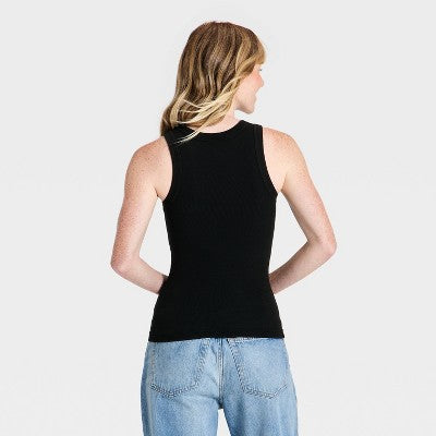 Women's Iconic Crew Tank Top - Universal Thread Black L