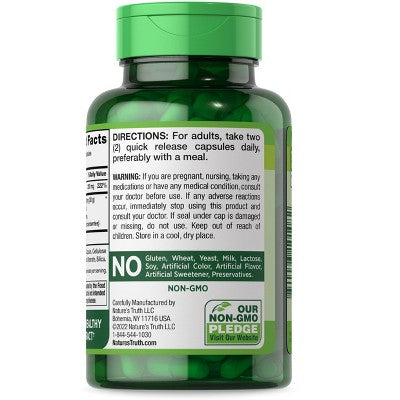 Nature's Truth Cranberry 30,000 mg + Vitamin C | 90 Capsules