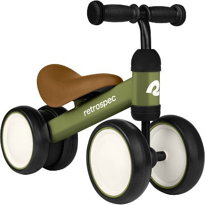 Retrospec Bicycles Cricket Mini 6" Kids' Balance Bike - Olive Drab