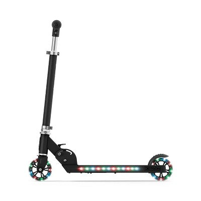 Jetson Jupiter 2.0 Kids' Kick Scooter with LED Lights - Black: Aluminum Frame, Adjustable Handlebar (LOCAL PICKUP ONLY)