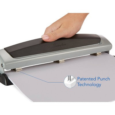 Swingline Precision Pro Punch: Metal 3-Hole Puncher