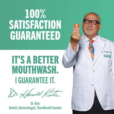 TheraBreath Fresh Breath Mouthwash - Eucalyptus Mint - 16 fl oz: Paraben-Free, Phthalate-Free, Formaldehyde-Free