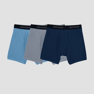Fruit of the Loom Men's 3pk Breathable Mesh Boxer Briefs - M