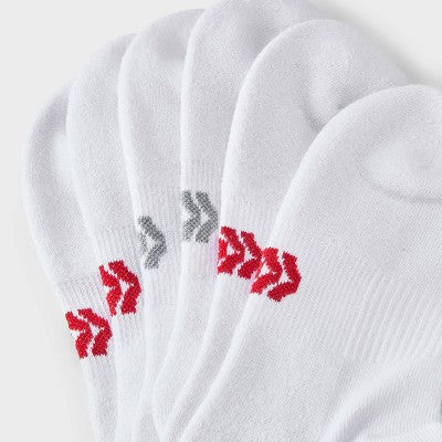 Men's Striped Tonal Varsity 3pk Crew Socks - All In Motion Red 6-12