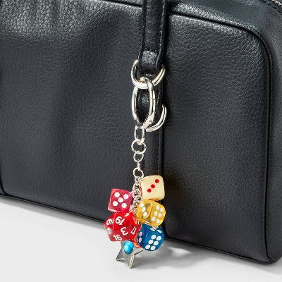 Colored Dice & Star Bag Charm - Wild Fable Multi