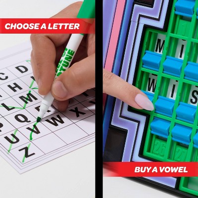 Wheel of Fortune Deluxe Game - Just Play Electronic Puzzle Game, Spin & Solve Word Game for Family Game Night, Ages 10+