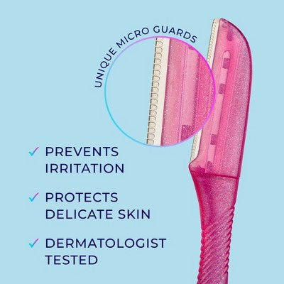 Schick Hydro Silk Touch-Up Dermaplaning Tool with Precision Cover, Travel Razor - Trial Size - 1 ct